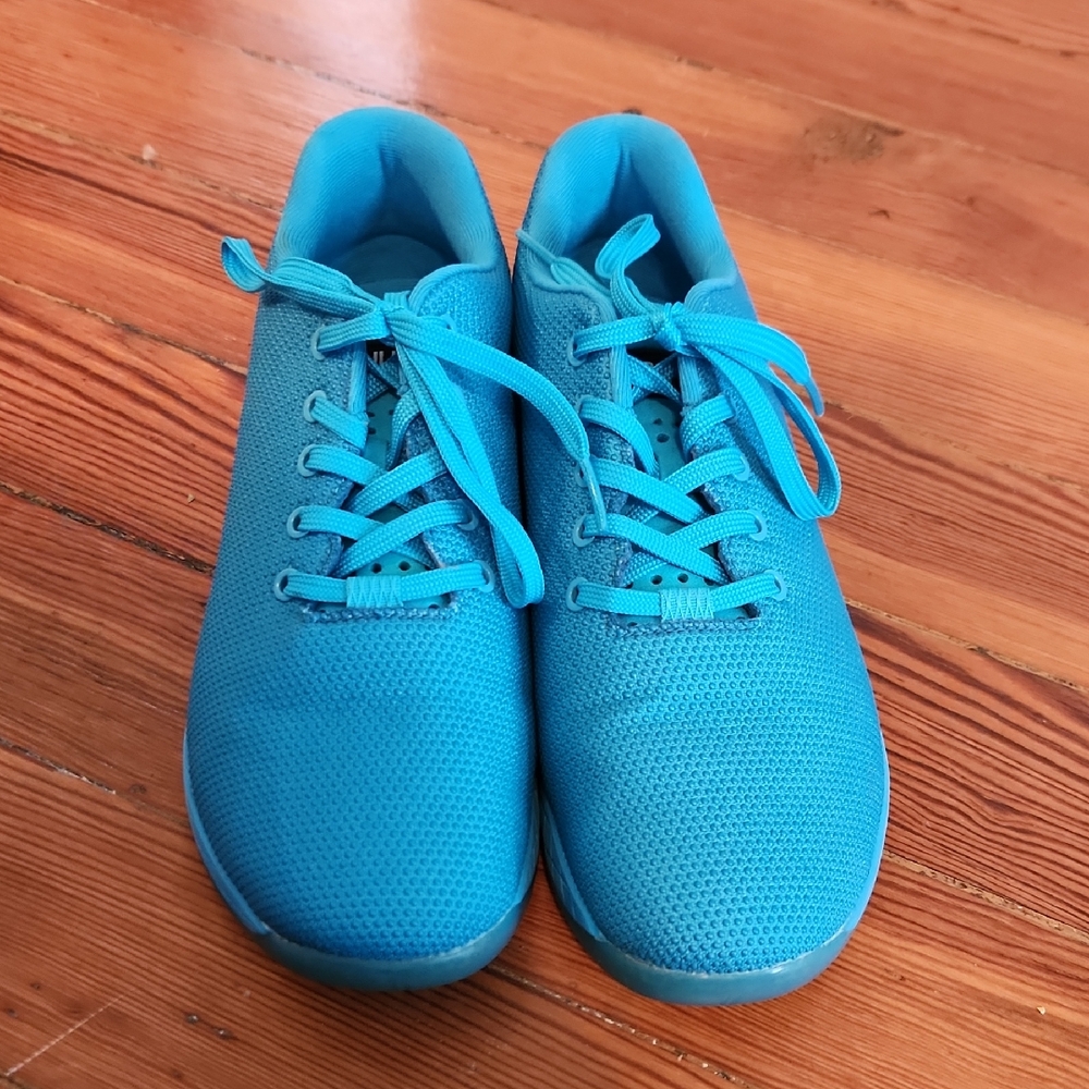 Nobull bright blue trainers